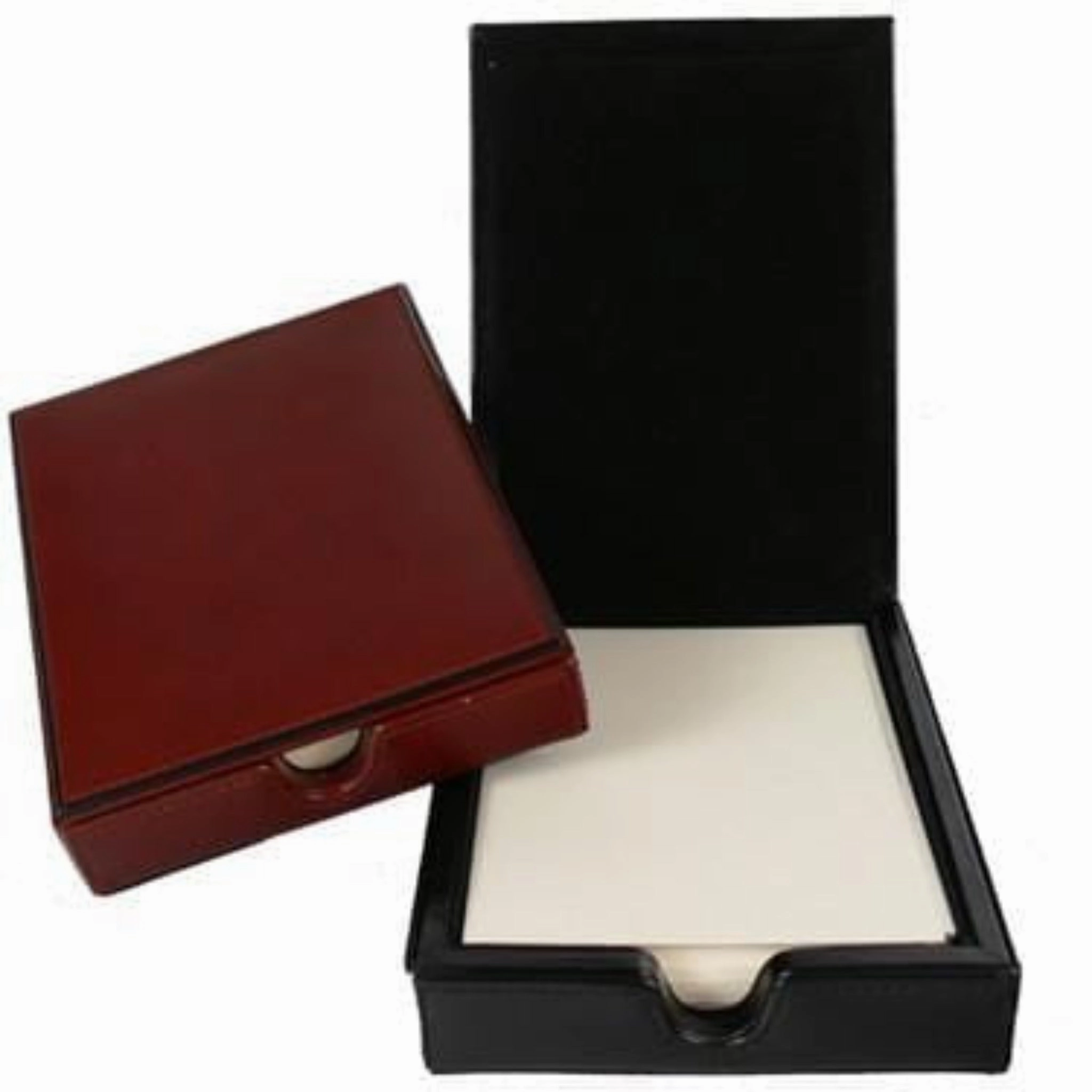 Versatile Storage Leather Desk Memo Holder Everyday Utility