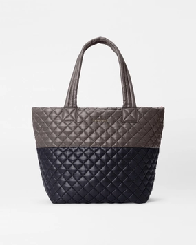 Handmade Design Black/Magnet Medium Metro Tote Deluxe