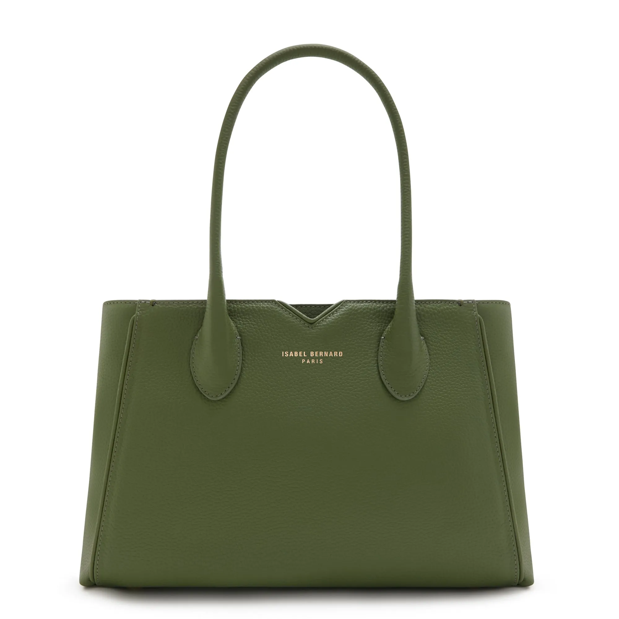 Fashion Gear Honor?? Cloe Midi green calfskin leather handbag
