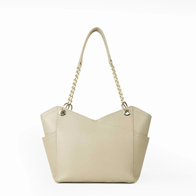 The Latitude Bag Beige Minimal Elegance Elegant Performance