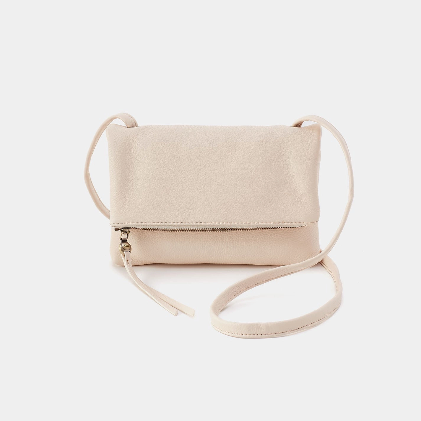 Grant Small Crossbody In Pebbled Leather - Cream Functional Comfort