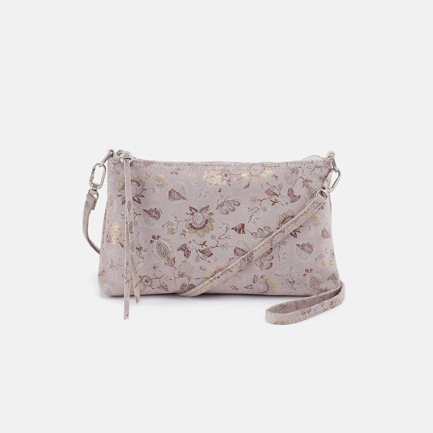 Darcy Crossbody in Printed Leather - Mystic Bloom Classic Functionality Daily Function