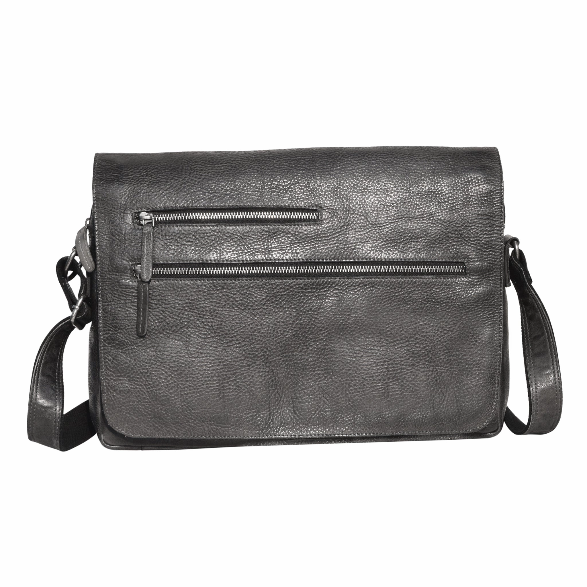 Spring St. Leather Messenger Bag Effortless Chic