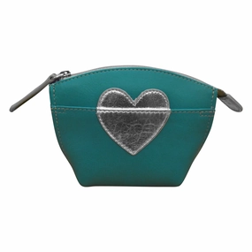 Single Heart Coin Purse Elegant Finish Daily Gear