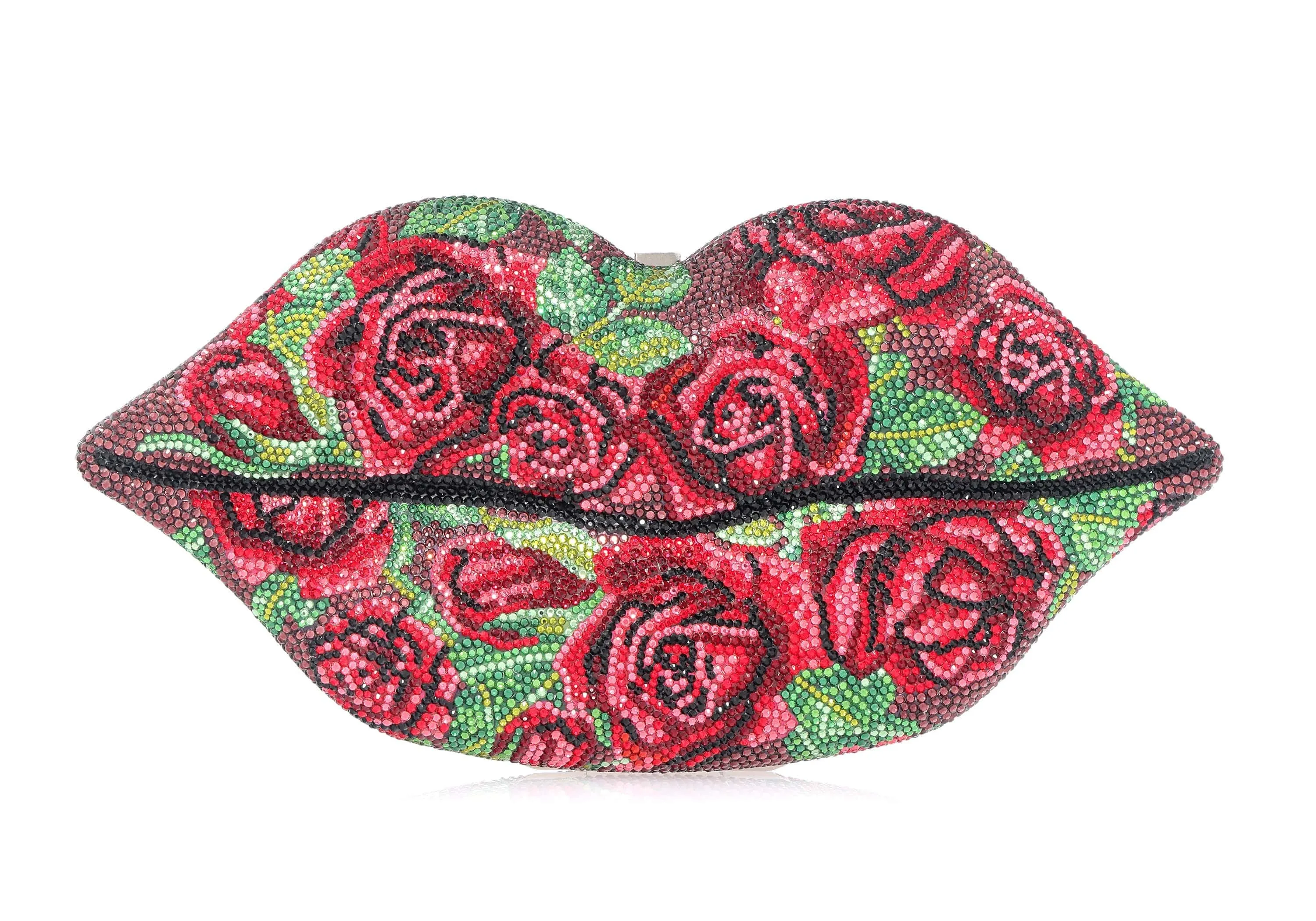 Comfort Fashion Lips Red Roses Clutch