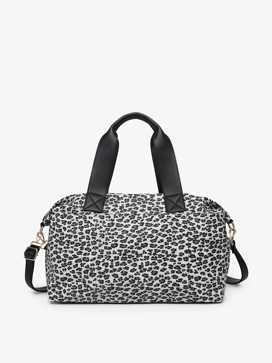 Navy Vegan Faux Canvas Weekender Recycled Material