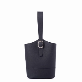 Stylish Function Loopie Mini Bucket Bag - Black