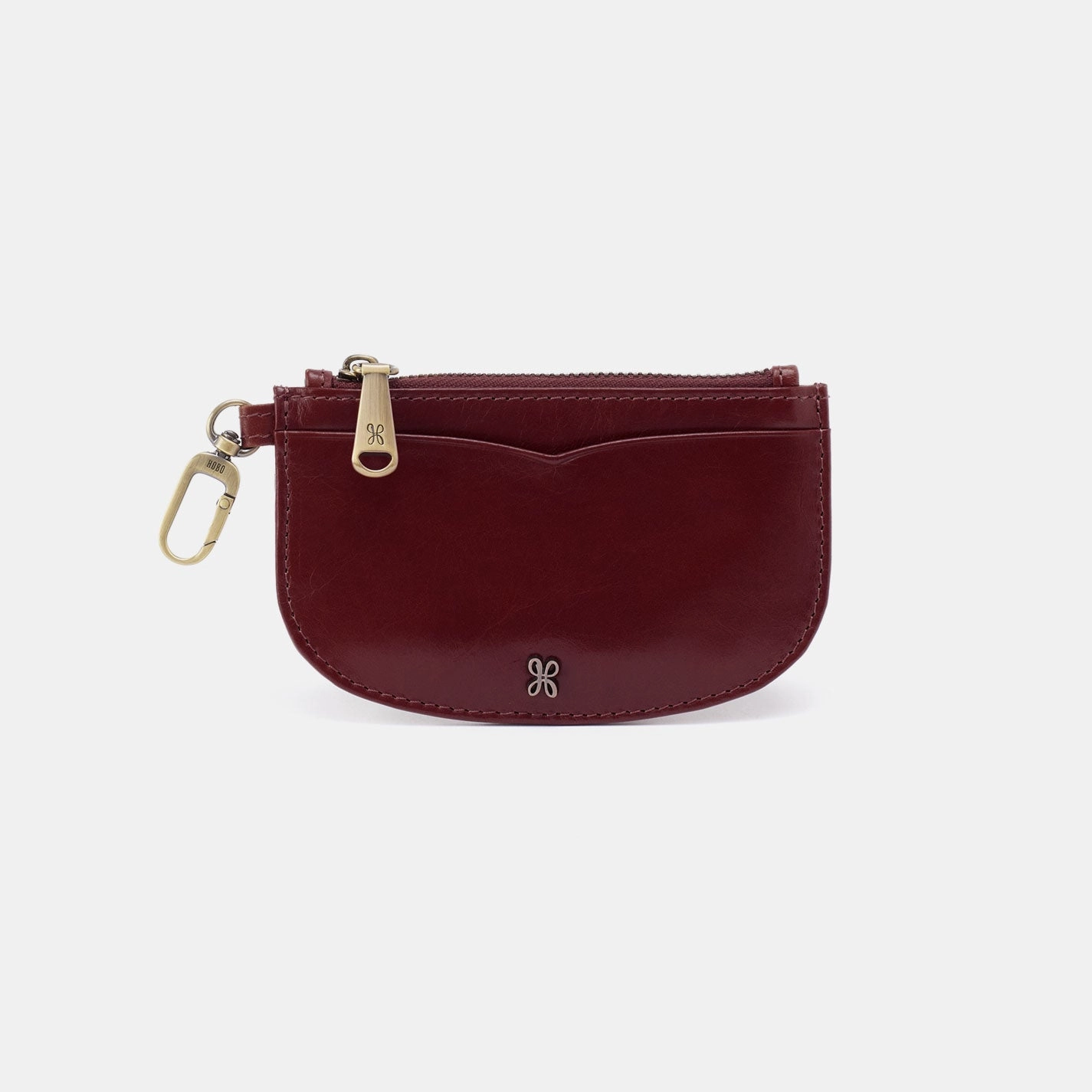 Luna Card Pouch in Polished Leather - Saddleberry Casual Lifestyle