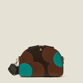 Luna Crossbody - Spot Flower Walnut Practical Travel