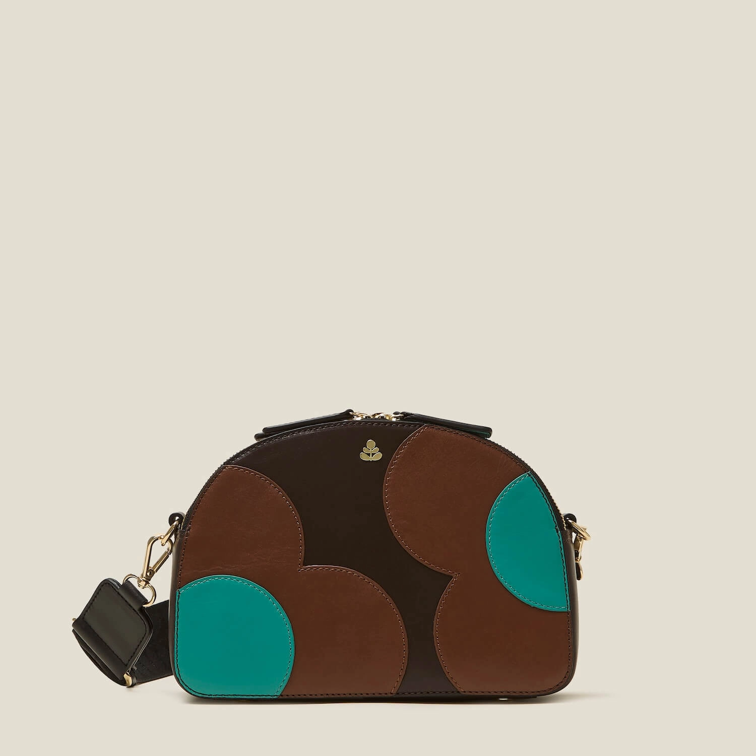 Luna Crossbody - Spot Flower Walnut Practical Travel