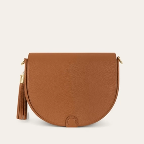 Luna Satchel | Tan with Gold hardware Fashion Simplicity