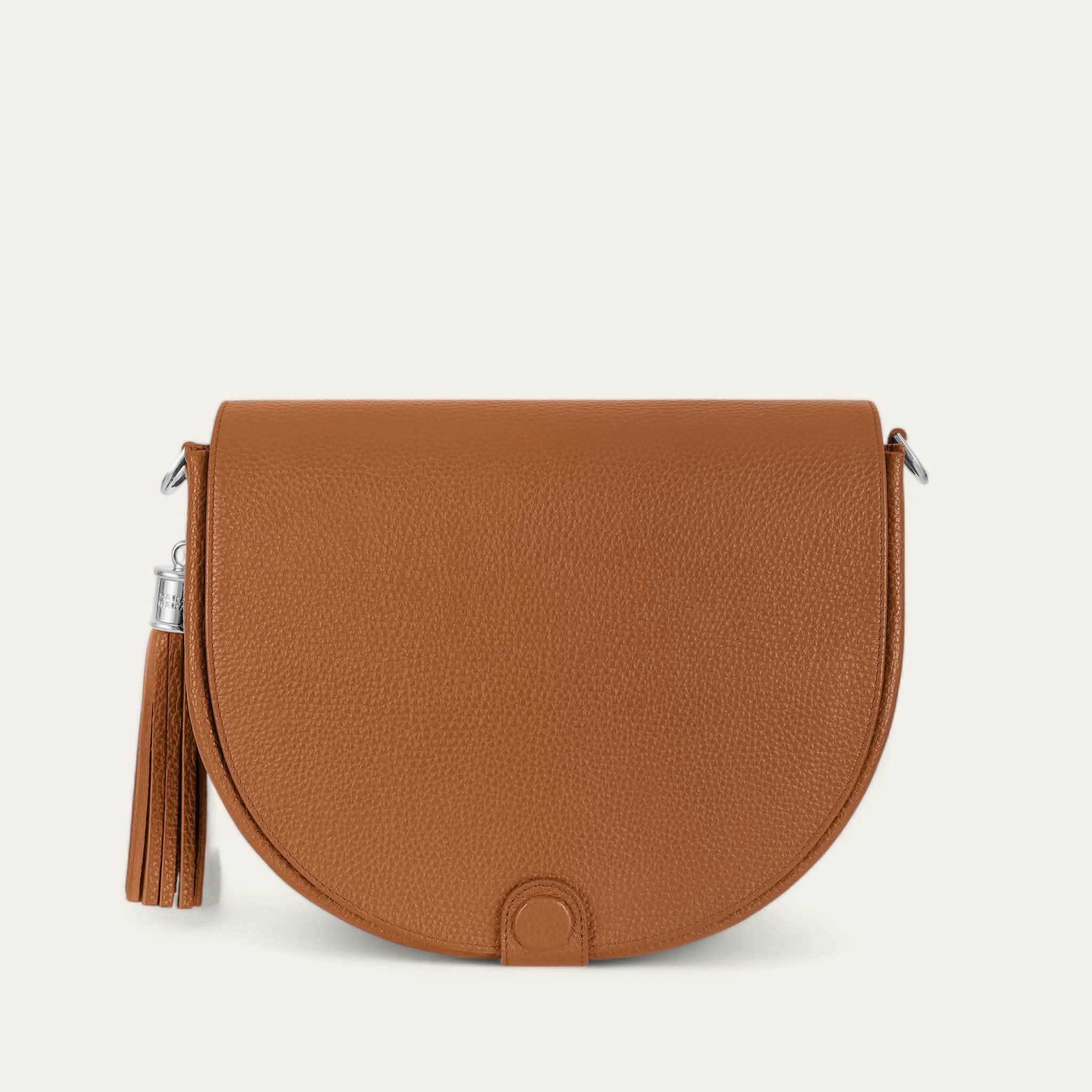 Luna Satchel | Tan with Silver hardware Urban Function Urban Organizer