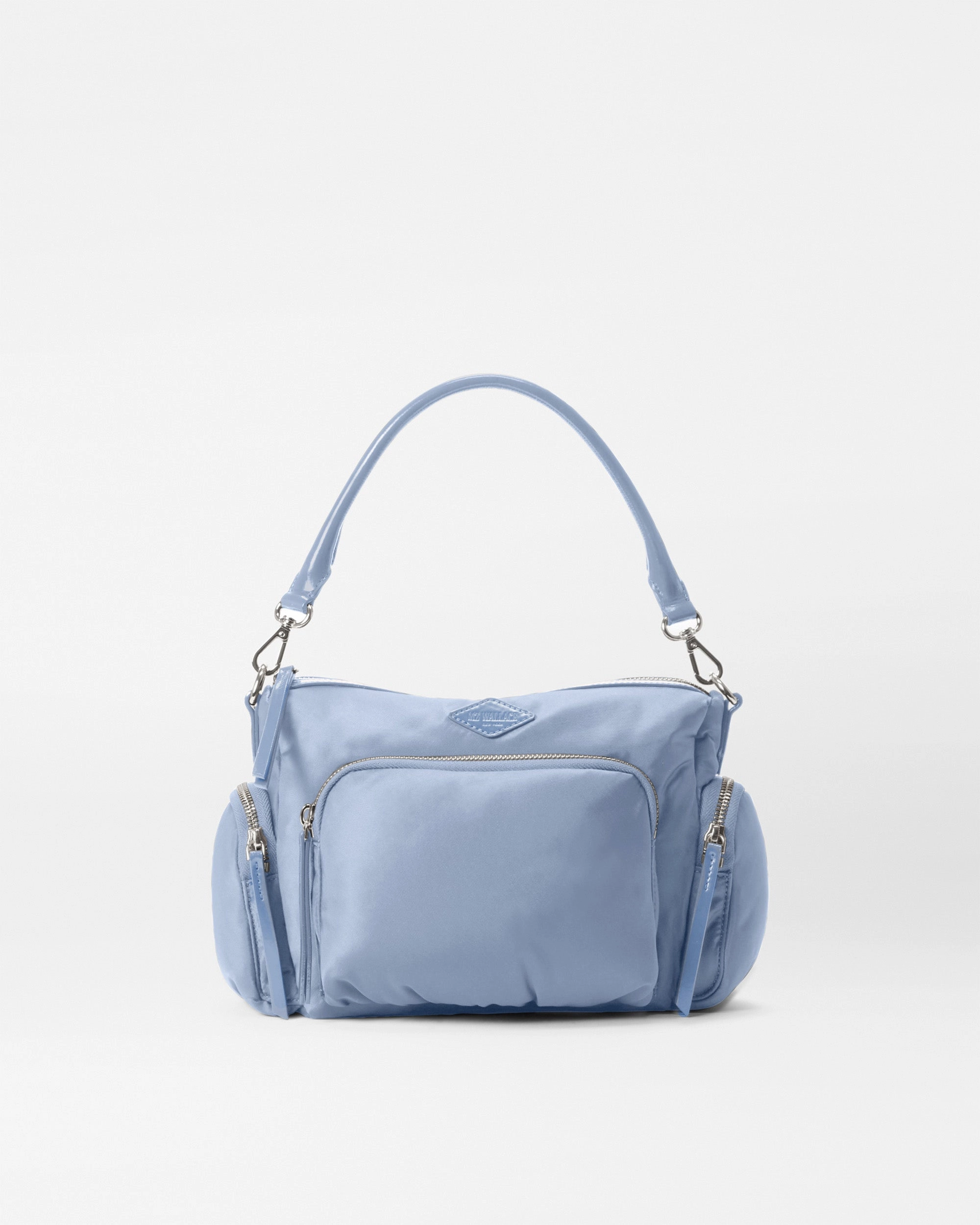 Convenient compartments keep your items neatly organized and accessible Modern Outdoor Look Stone Blue Small Chelsea Crossbody