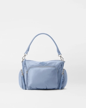 Convenient compartments keep your items neatly organized and accessible Modern Outdoor Look Stone Blue Small Chelsea Crossbody