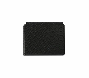 QUINN FOLD CROC WALLET Refined Aesthetic Smart Utility