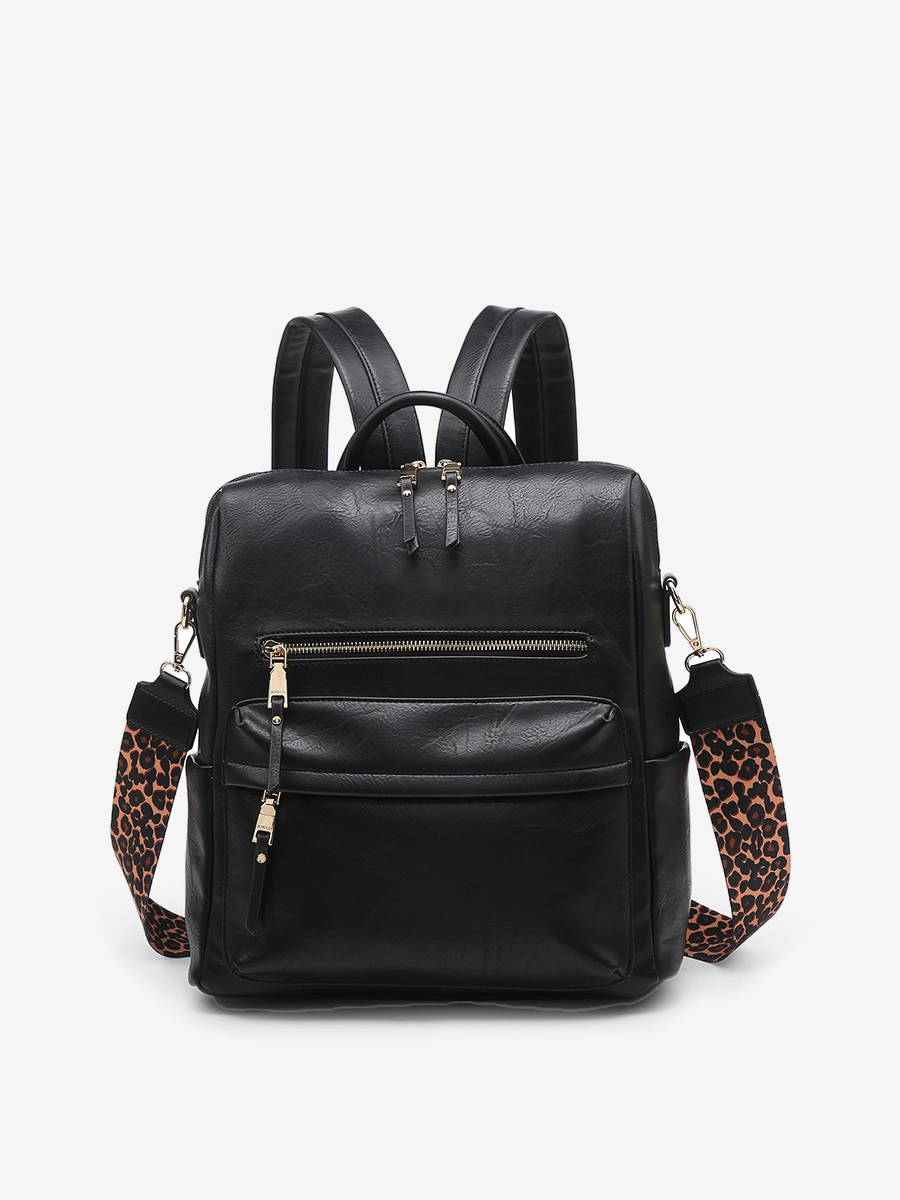 Elegant Silhouette Stylish Accent Amelia Vegan Backpack