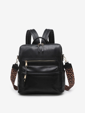 Elegant Silhouette Stylish Accent Amelia Vegan Backpack