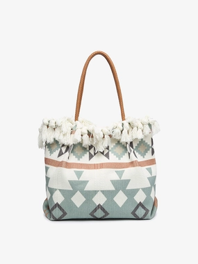 Madison Aztec Tote Velvet Finish Luxury Statement