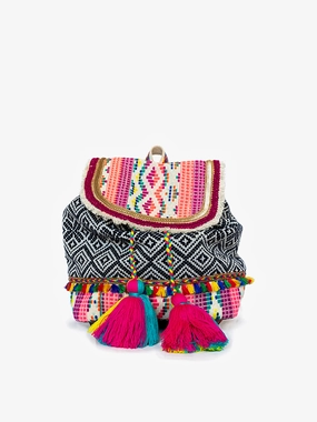 Timeless Appeal Sophisticated Style Magdelena Aztec Pattern Backpack