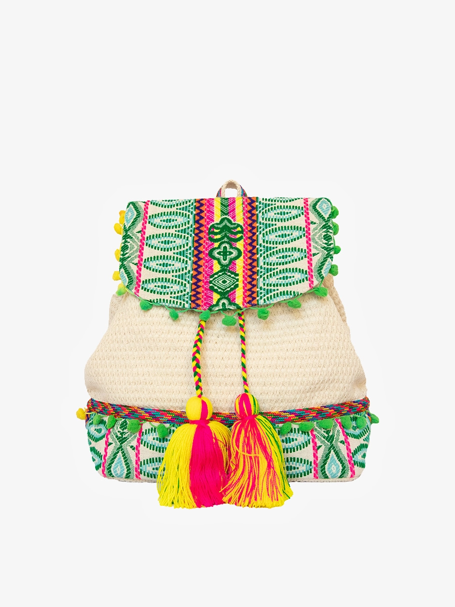 Magdelena Aztec Pattern Backpack Fashion Essential