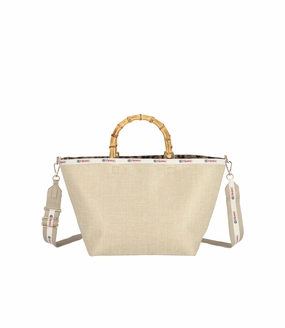 Medium Bamboo Tote with Strap Urban Shopper