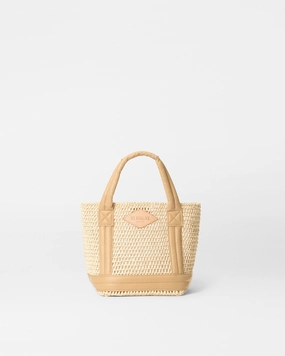 Stylish Everyday Crochet/Camel Mini Crochet Tote