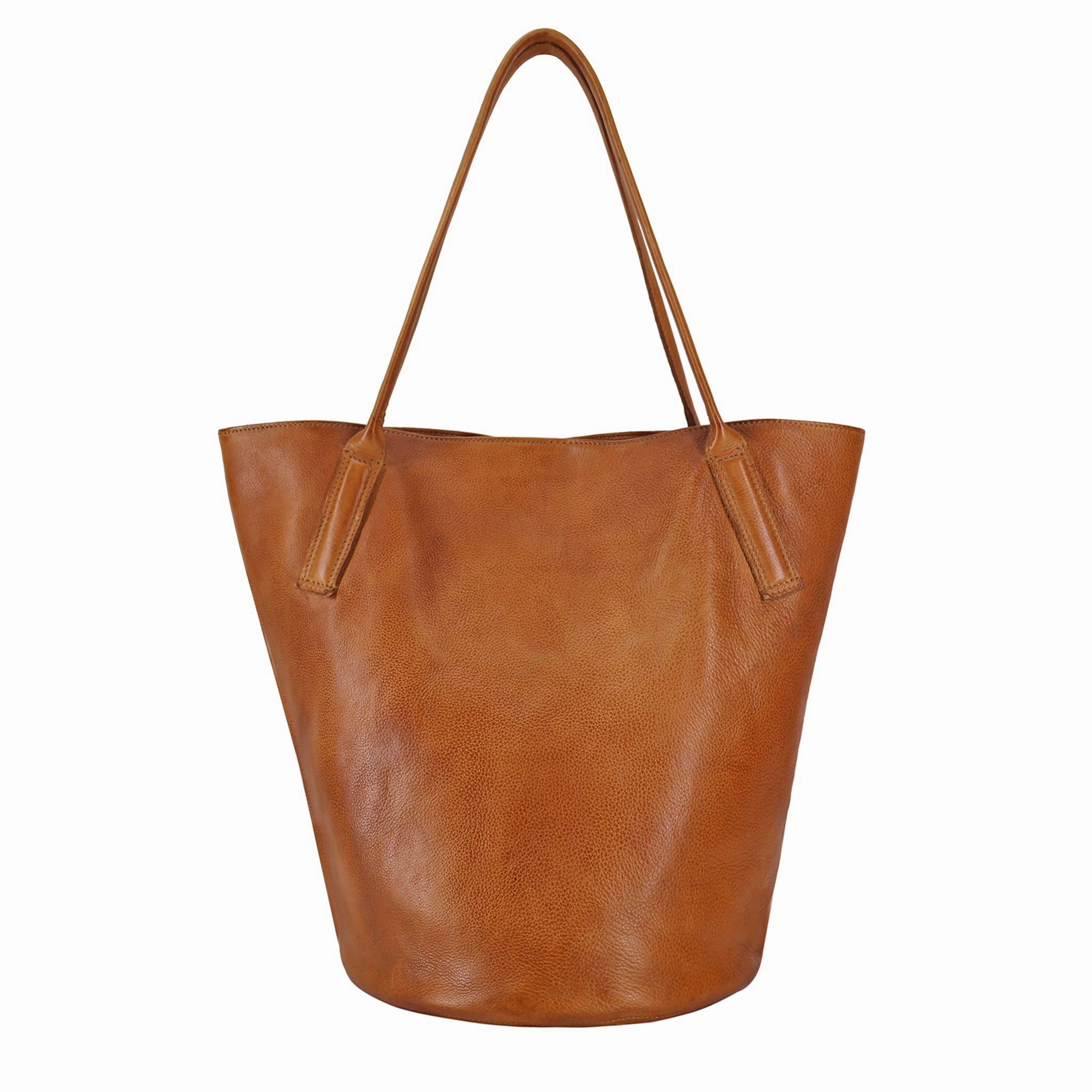 Miles Leather Tote Bag Sleek Appearance Stylish Detail