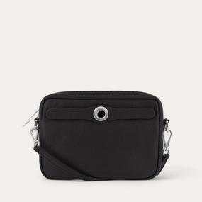 Stylish Companion Weekend Travel Millie Crossbody | Black with Silver hardware