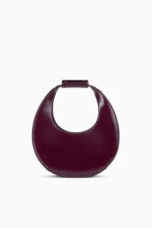 MINI MOON BAG | SYRAH Premium Leather clean design