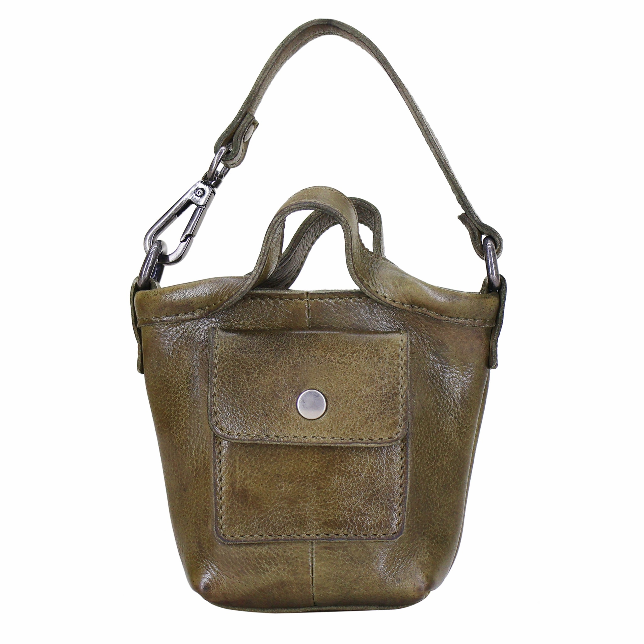 Outdoor Everyday Stylish Design Mini Bianca Leather Bag Charm