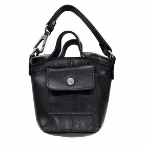 Mini Bianca Leather Bag Charm Modern Functionality Versatile Accessory