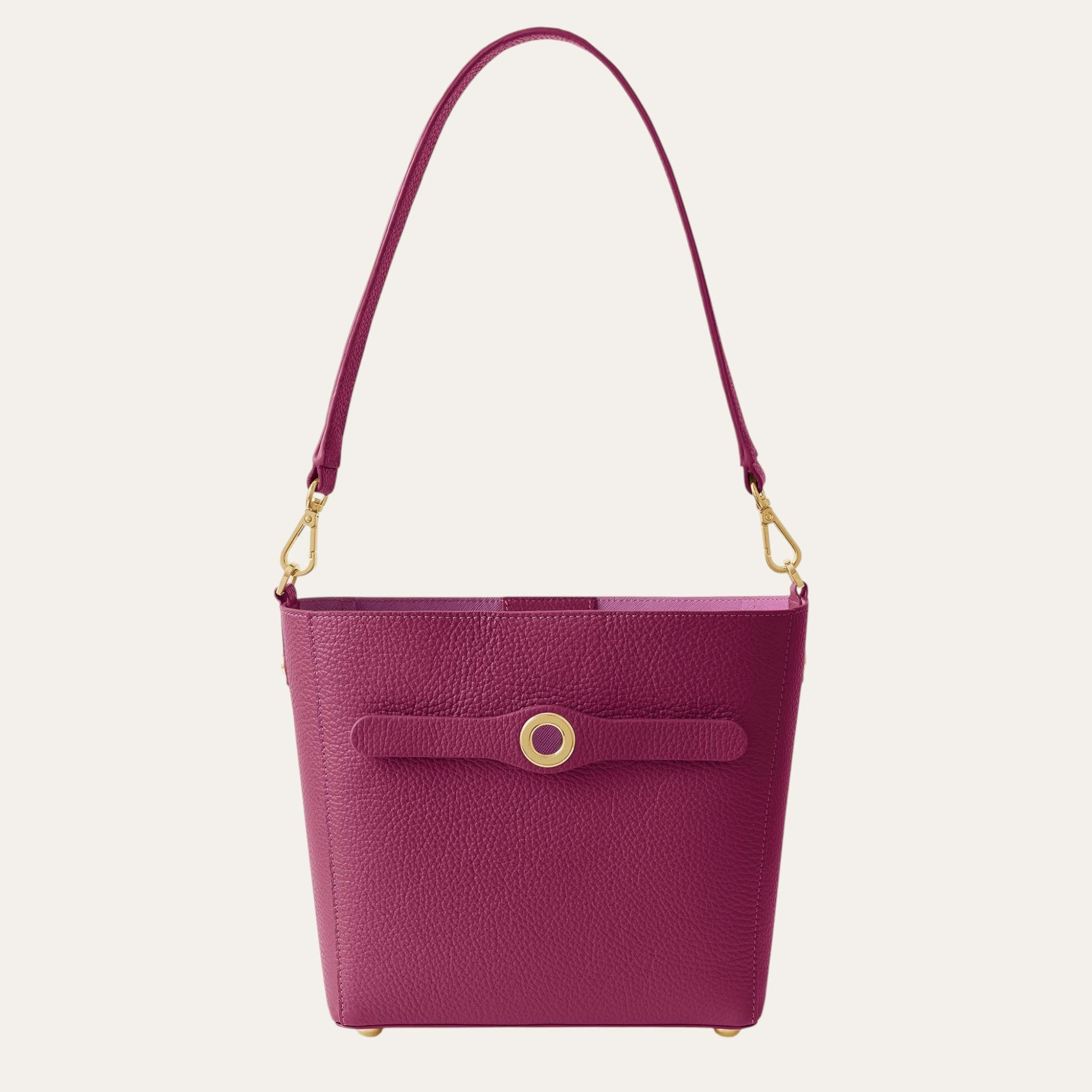 Mini S | Cheri with Gold hardware Flexible Carry Portable Organizer