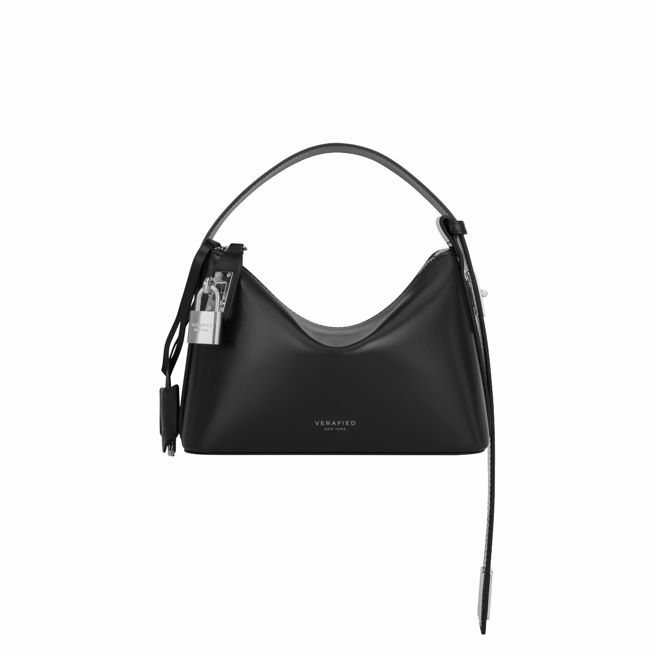 Mini Silver Black Hobo Bag Light Urban Carry