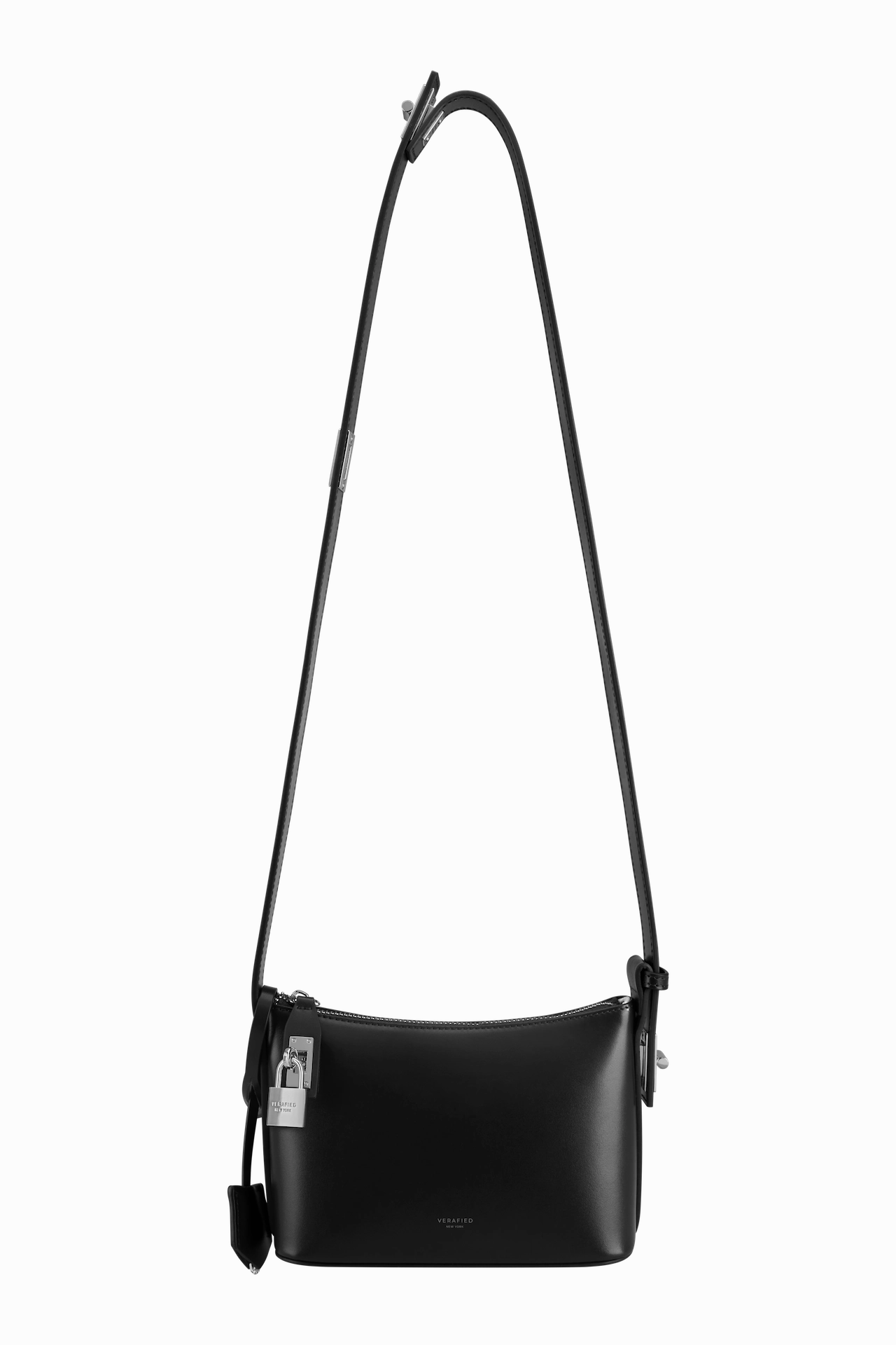 Light Daily Bag Mini Silver Black Hobo Bag