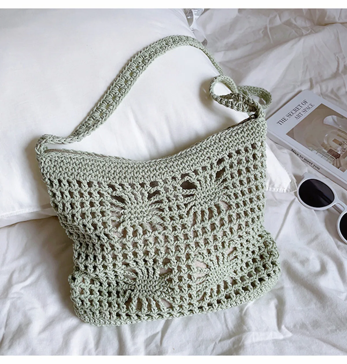 Elena Handbags Handmade Crochet Crossbody Handbags Urban Function