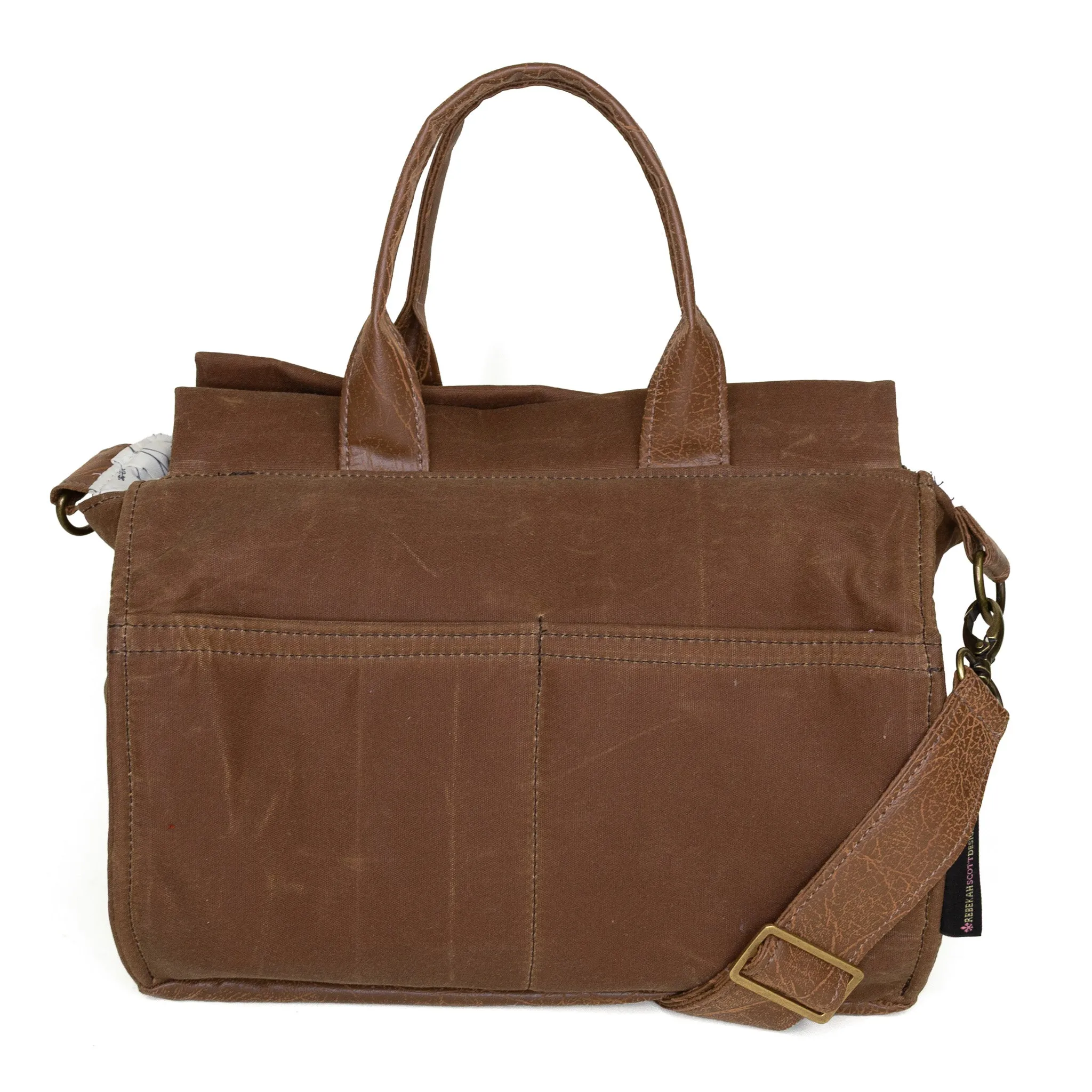 Ivy: Nutmeg Waxed Canvas Durable Design