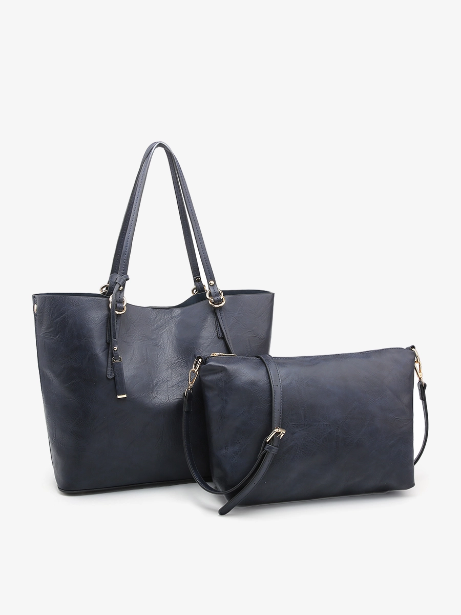 Luxury Aesthetic Iris Vegan Tote