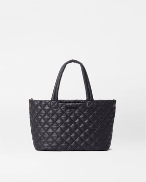 Water-resistant Black Small Metro City Tote