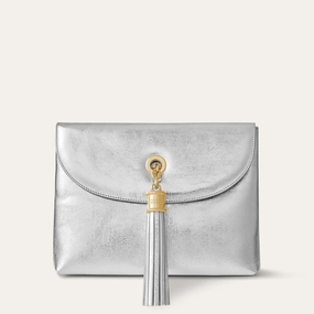 Jasmine Crossbody | Metallic Silver with Gold hardware Functional Journey Simple Form