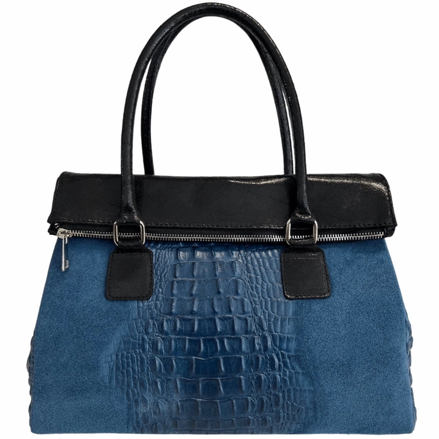 Modarno Italian Leather Handle and Shoulder Strap Functional Carry