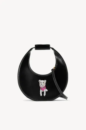 CUSTOM MINI MOON BAG | BLACK Modern Evening