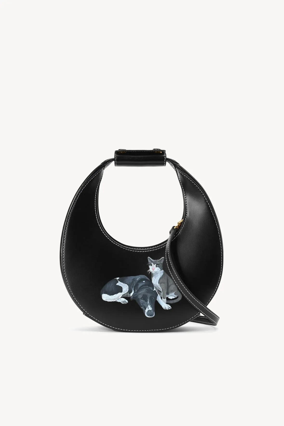 Sleek Look CUSTOM MINI MOON BAG | BLACK