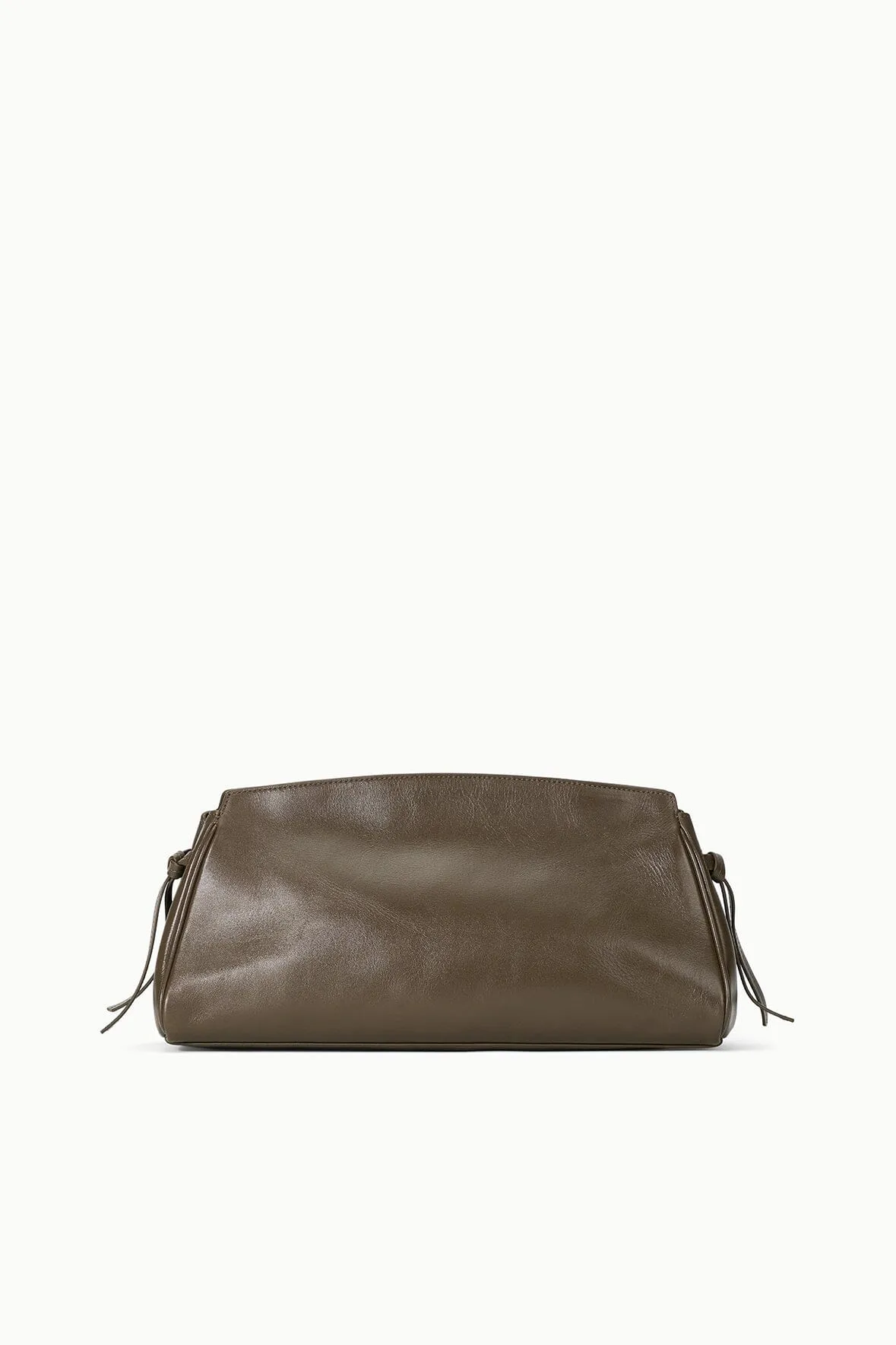 MAUDE SOFT CLUTCH | TRUFFLE Luxury Spirit