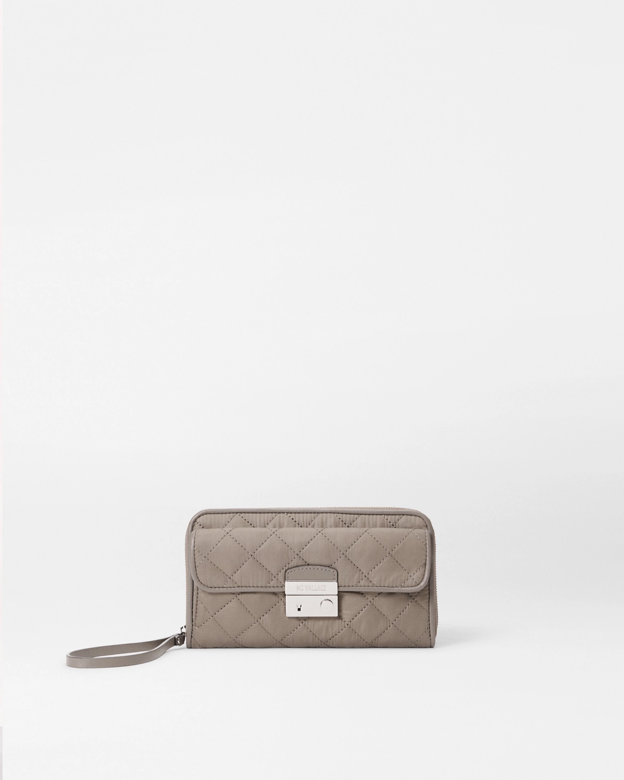 Minimal Street Design Outdoor Active Lifestyle Morning Dove Crosby Lock Wristlet