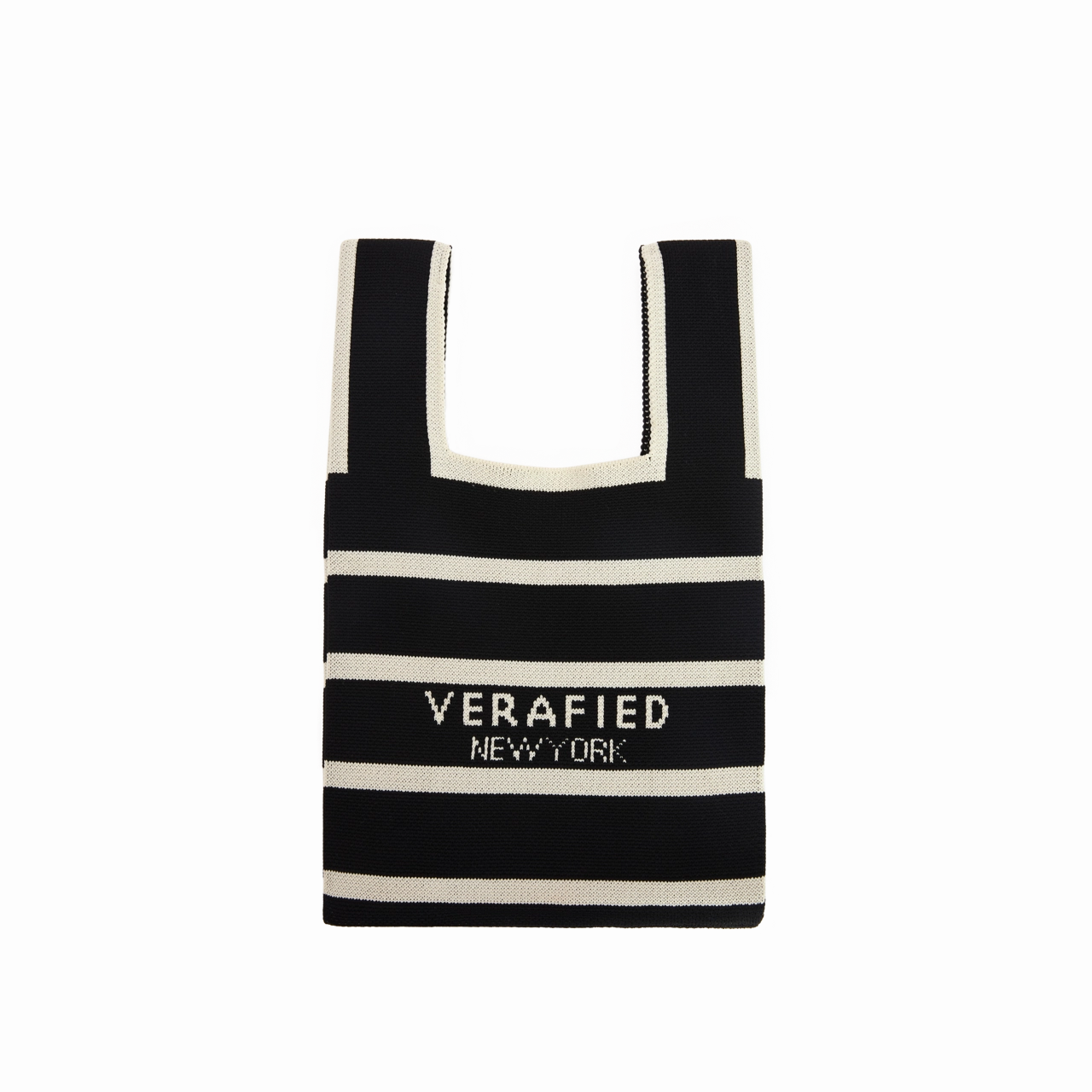 Woven Design Fall Fashion VERAFIED Stripe Tote Bag