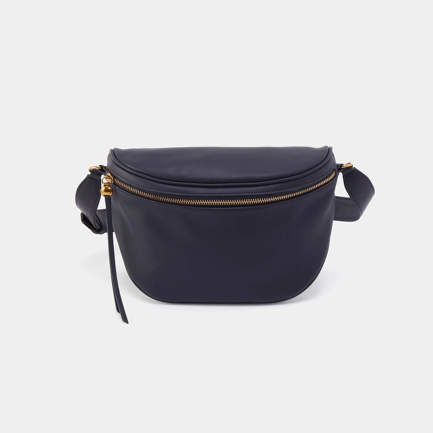 Daily Essential Juno Belt Bag in Smooth Leather - Navy