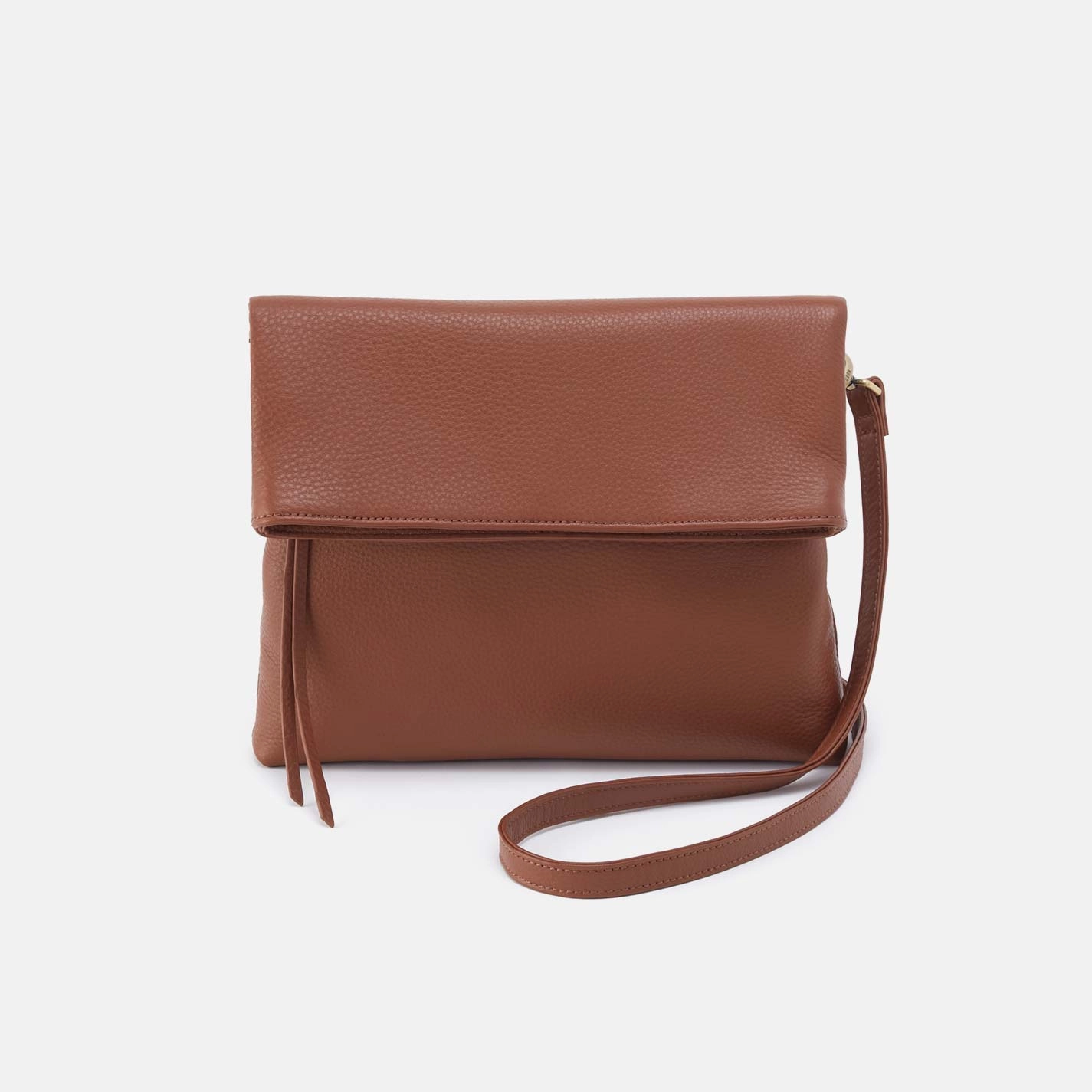 Draft Crossbody in Pebbled Leather - Bridle Brown Durable everyday bag Sturdy strap that provides comfortable wear for extended periods