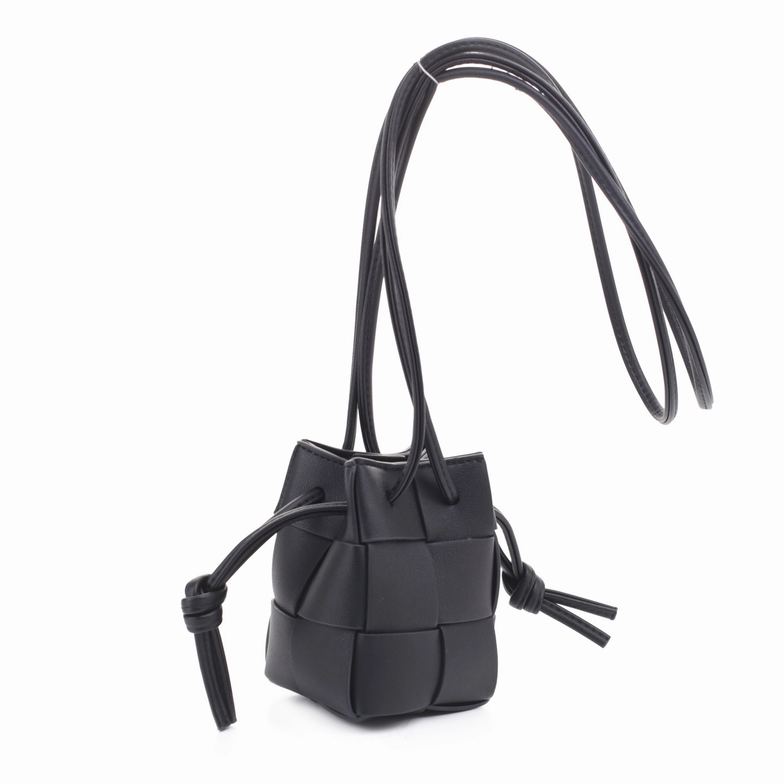 Compact Fit Comfort Grip Nyla Woven Bucket Crossbody