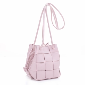 Nyla Woven Bucket Crossbody Portable Travel Daily Storage