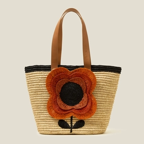 Monday Tote - 3D Flower Clementine Smart Organizer